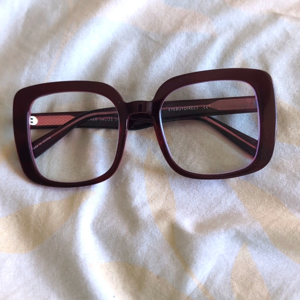 Extra large prescription square frames. NWOT